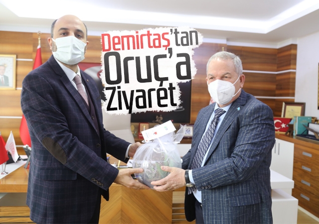 Başkan Demirtaş İl Sağlık Müdürü Oruç’u Makamında Ziyaret Etti