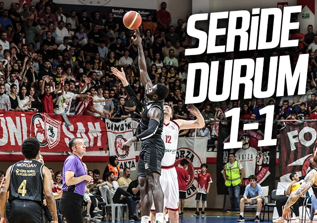 Samsunspor Basketbol'da Final Serisinde Durum 1-1