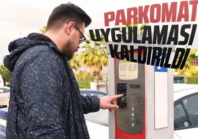 Parkomat uygulaması kaldırıldı