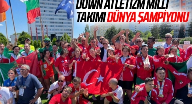 Özel Sporcular Down Atletizm Milli Takımı Dünya Şampiyonu