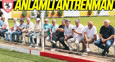 Samsunspor'da Anlamlı Antrenman