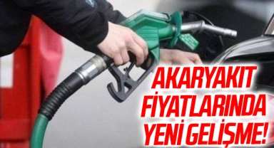 Akaryakıt Fiyatlarında Yeni Gelişme