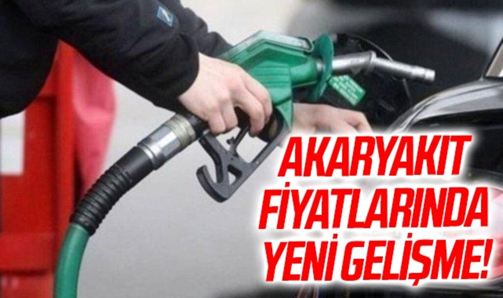 Akaryakıt Fiyatlarında Yeni Gelişme