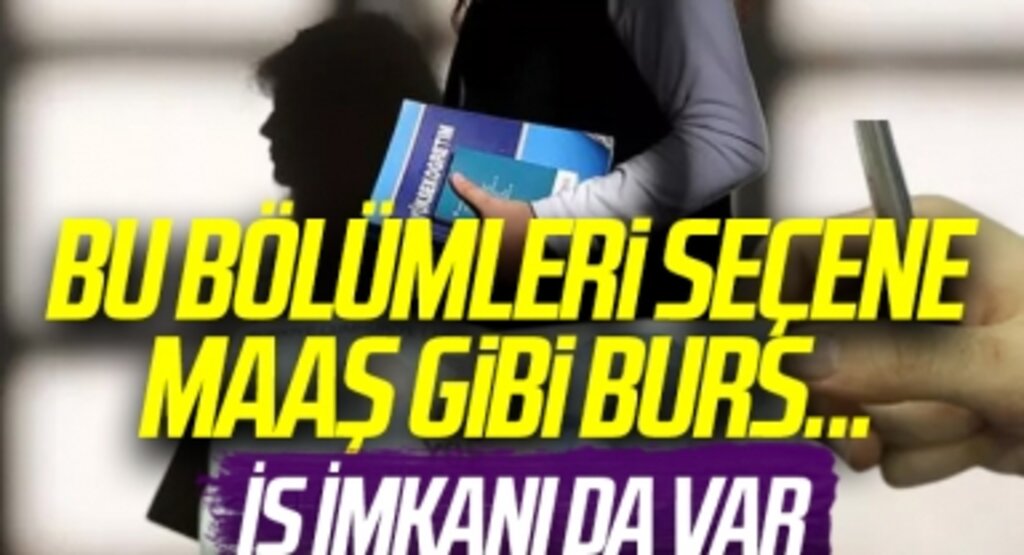 Bu yıl ilk kez yapılacak! Bu bölümleri seçen öğrencilere maaş gibi burs... İş imkanı da var