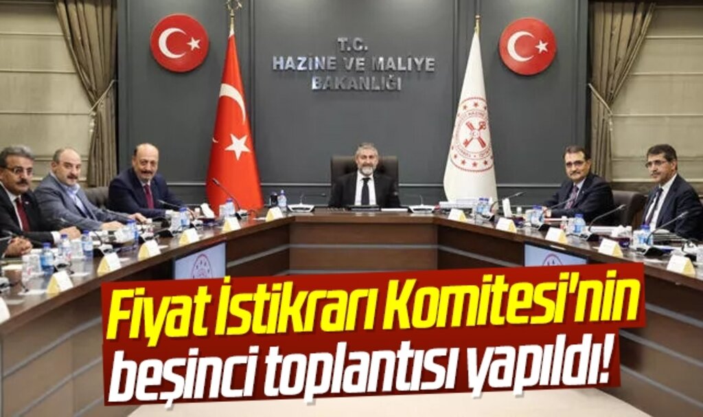 Fiyat İstikrarı Komitesi'nin beşinci toplantısı yapıldı! Bakan Nebati'den açıklama