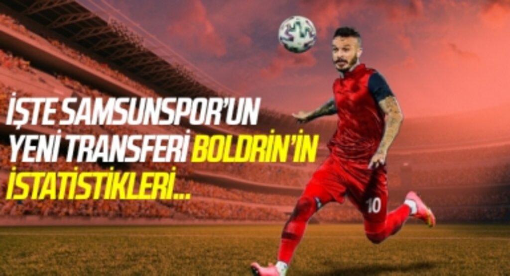 İşte Yılport Samsunspor'un Yeni Transferi Boldrin'in İstatistikleri