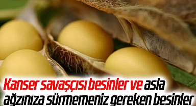 Kanser savaşçısı besinler ve asla ağzınıza sürmemeniz gereken besinler