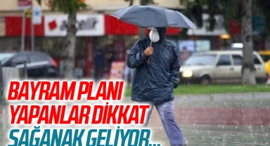 Meteoroloji’den yağış uyarısı: Bayramda geliyor!