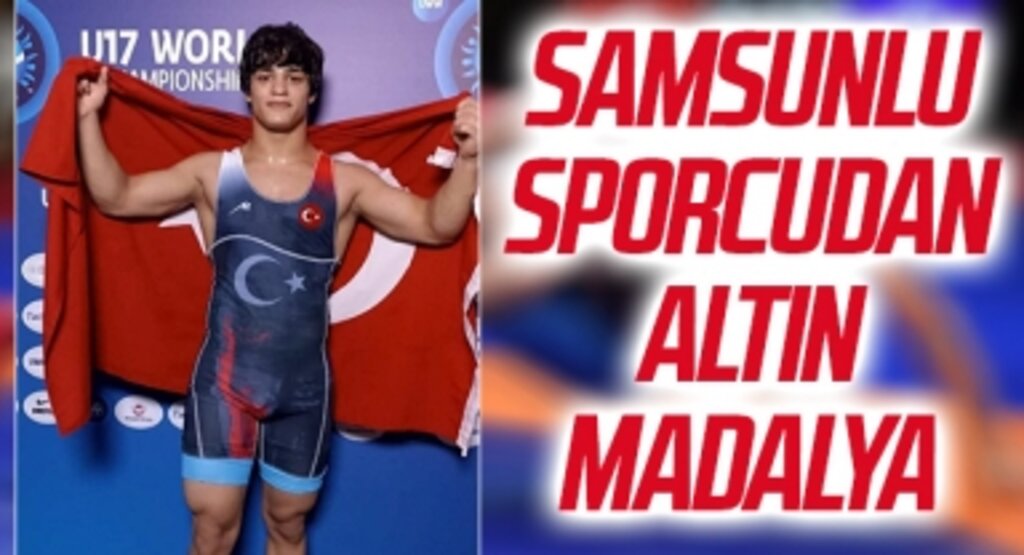 Samsunlu Güreşçiden Altın Madalya