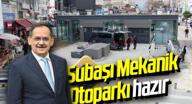 Subaşı Mekanik Otoparkı hazır