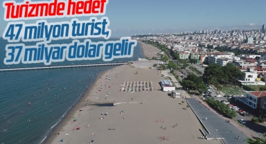 Turizmde hedef 47 milyon turist, 37 milyar dolar gelir