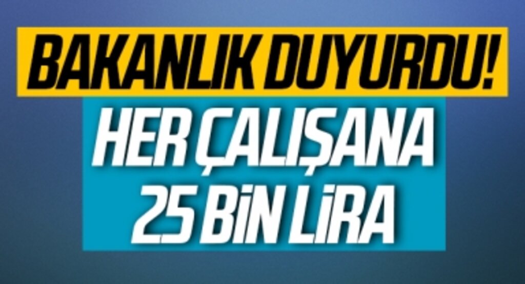 Bakanlık 'hayırlı olsun' diyerek duyurdu! Rekor promosyon: 25 bin lira ödenecek