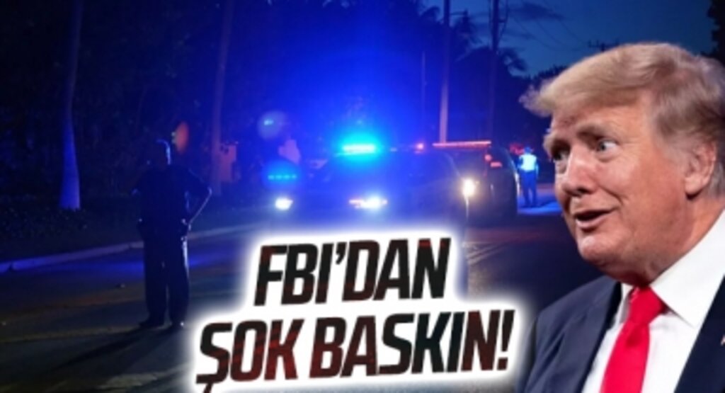 FBI, Donald Trump'ın evine baskın yaptı!