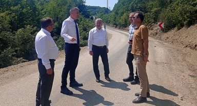 Havza’da yollar incelendi