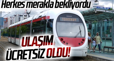Herkes Merakla Bekliyordu! TEKNOFEST'te Tramvaylar Ücretsiz Oldu