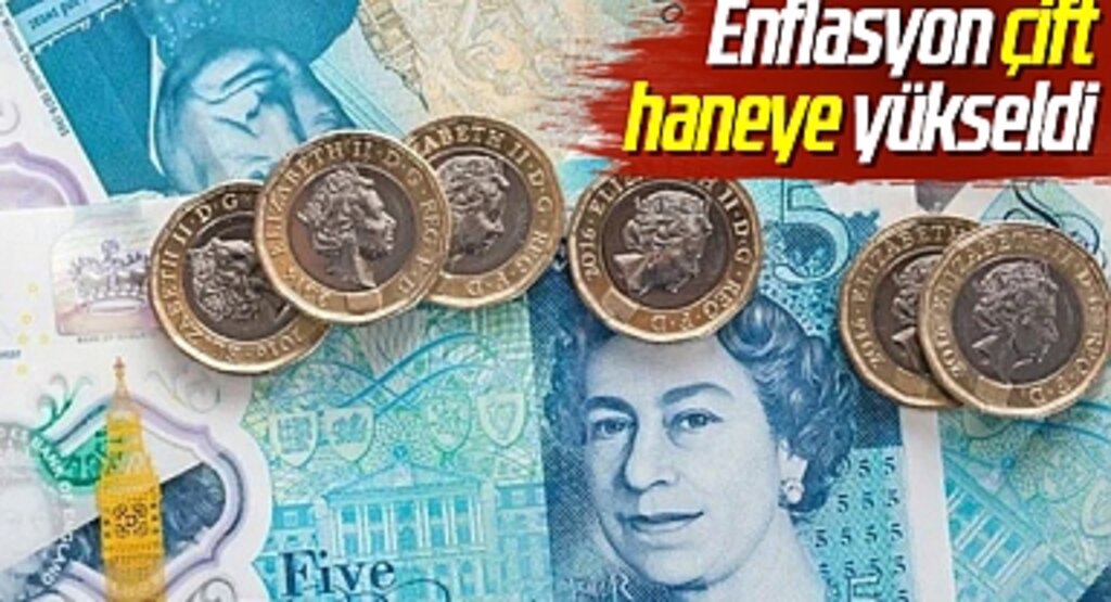 İngiltere'de enflasyon çift haneye yükseldi