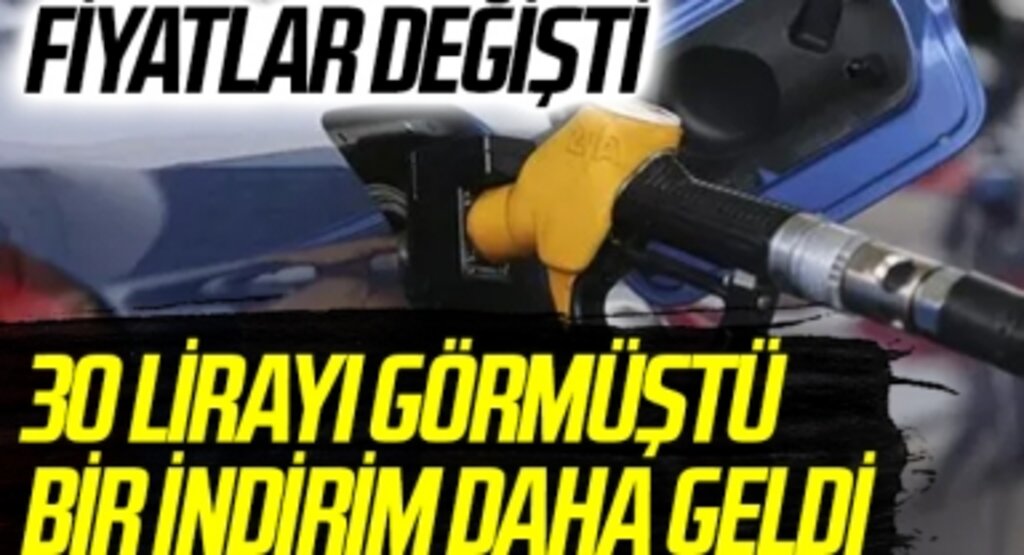 Petroldeki gevşeme akaryakıta yaradı: 30 lirayı gören motorin fiyatına bir indirim daha geldi! (Güncel motorin ve benzin fiyatları)