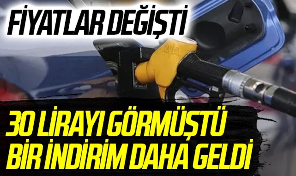 Petroldeki gevşeme akaryakıta yaradı: 30 lirayı gören motorin fiyatına bir indirim daha geldi! (Güncel motorin ve benzin fiyatları)