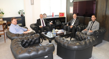 Rektör Ünal’dan ÖSYM Başkanı Ersoy’a Ziyaret