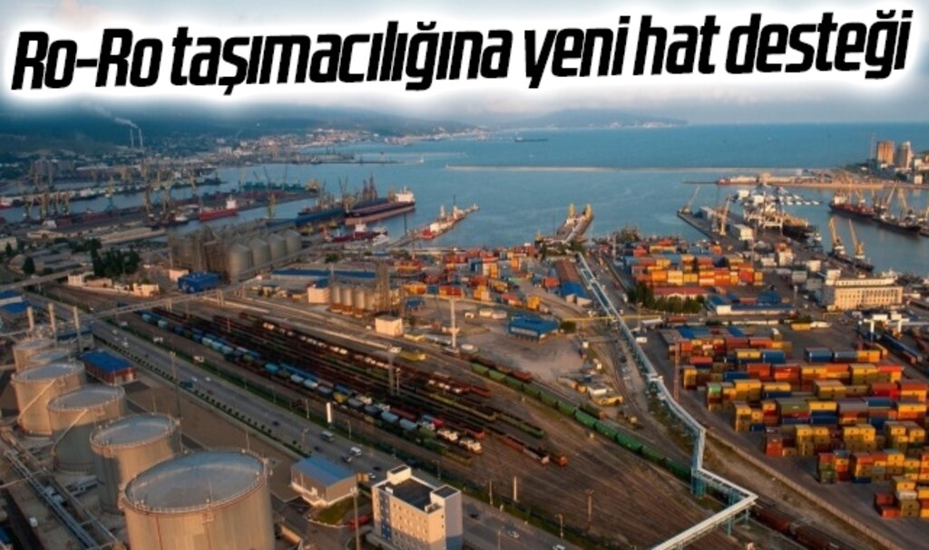 Ro-Ro taşımacılığına yeni hat desteği