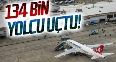 Samsun-Çarşamba Havalimanından 134 Bin Yolcu Uçtu