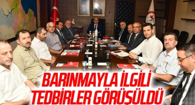 Samsun'da Barınmayla İlgili Tedbirler Görüşüldü