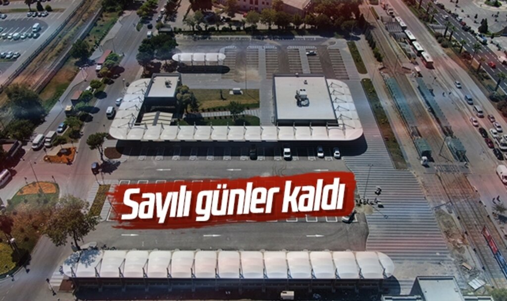 Samsun Toplu Ulaşım Transfer Merkezi'nde geri sayım