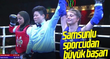 Samsunlu sporcudan büyük başarı
