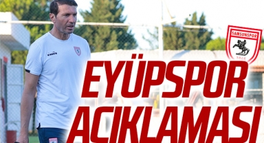 Samsunspor Teknik Direktörü Bayram Bektaş'tan Eyüpspor Açıklaması