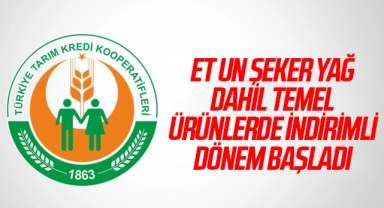 Tarım Kredi Kooperatifi marketlerinde indirim dönemi başlıyor
