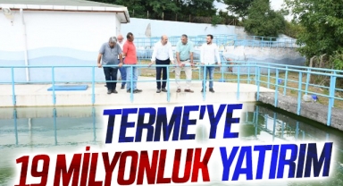 Terme'ye 19 Milyonluk Yatırım