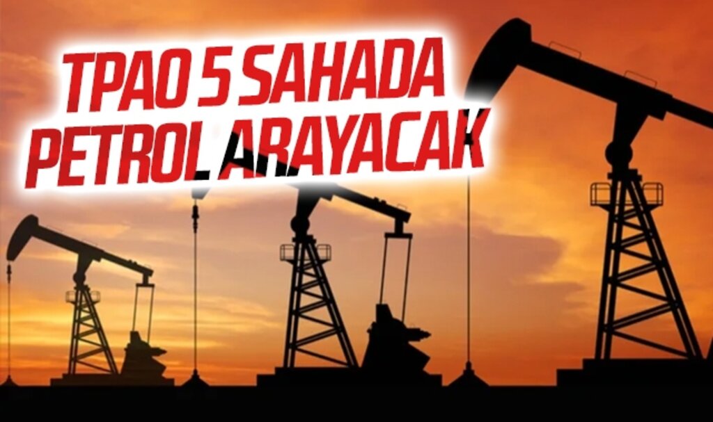 TPAO 5 sahada petrol arayacak Resmi Gazete'de yayınlandı