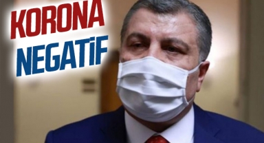 Fahrettin Koca'nın koronavirüs testi negatife döndü