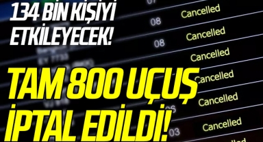 Havayolu şirketi Lufthansa pilotları greve gidiyor: Tam 800 uçuş iptal