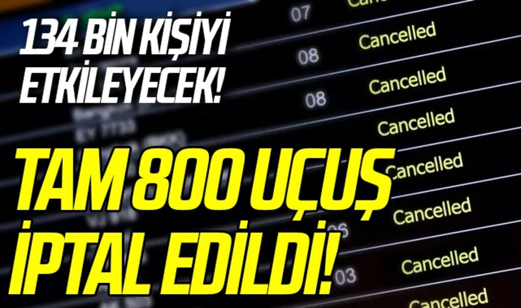 Havayolu şirketi Lufthansa pilotları greve gidiyor: Tam 800 uçuş iptal