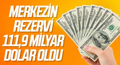 Merkez Bankası rezervleri 111,9 milyar dolar oldu