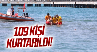 Samsun'da cankurtaranlar deniz sezonunda 109 kişiyi boğulmaktan kurtardı