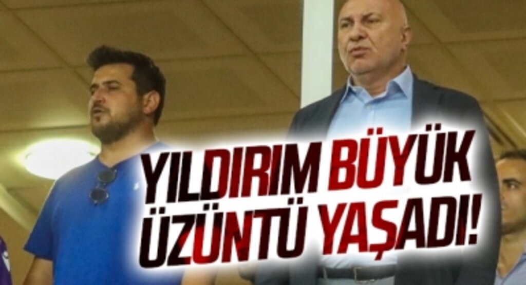 Yılport Samsunspor Başkanı Yüksel Yıldırım yenilgi sonrası üzüntü yaşadı