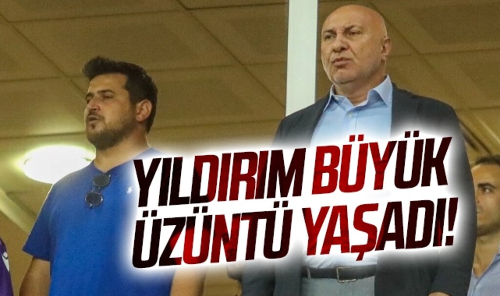 Yılport Samsunspor Başkanı Yüksel Yıldırım yenilgi sonrası üzüntü yaşadı