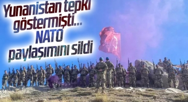Yunanistan tepki göstermişti... NATO 30 Ağustos paylaşımını sildi