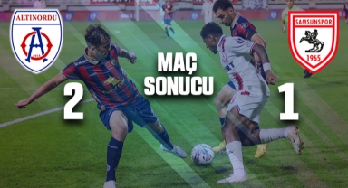Altınordu - Samsunspor Maç Sonucu: 2-1