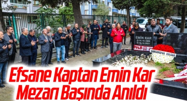 Efsane Kaptan Emin Kar Mezarı Başında Anıldı