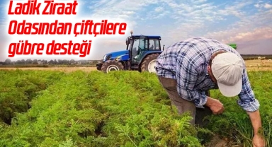 Ladik Ziraat Odasından çiftçilere gübre desteği