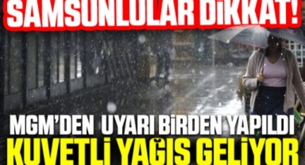 Meteoroloji'den çok kuvvetli yağmur yarısı!