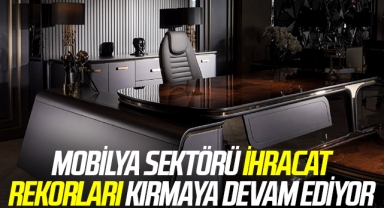 Mobilya sektörü ihracat rekorları kırmaya devam ediyor