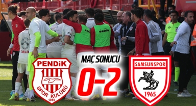 Pendikspor: 0 Samsunspor: 2 (Maç Sonucu)