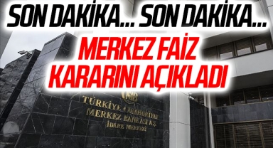 Son Dakika... Merkez Bankası Faiz Kararını Açıkladı