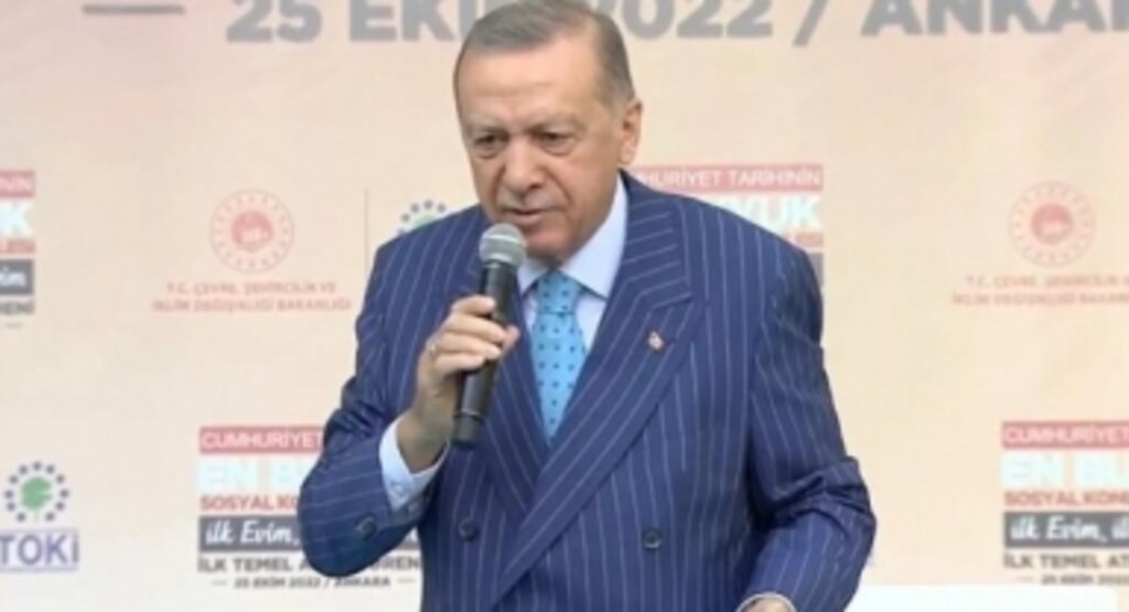 Sosyal konut projesi ilk temel atıldı Erdoğan'dan 2028'e kadar 500 bin konut sözü