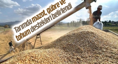 Tarımda mazot, gübre ve tohum destekleri belirlendi