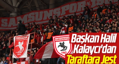 Ayvacık Belediye Başkanı Halil Kalaycı'dan Samsunspor Taraftarına Jest